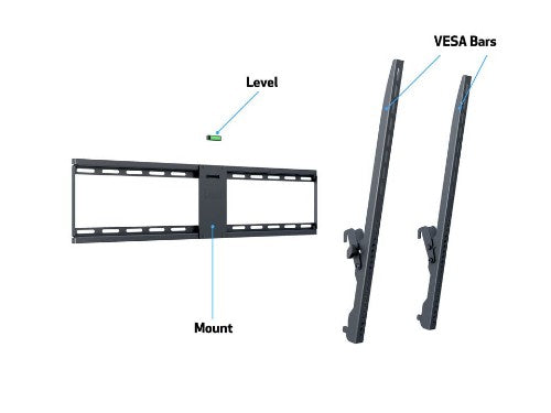 Multibrackets M Universal Tilt Wallmount Large Black