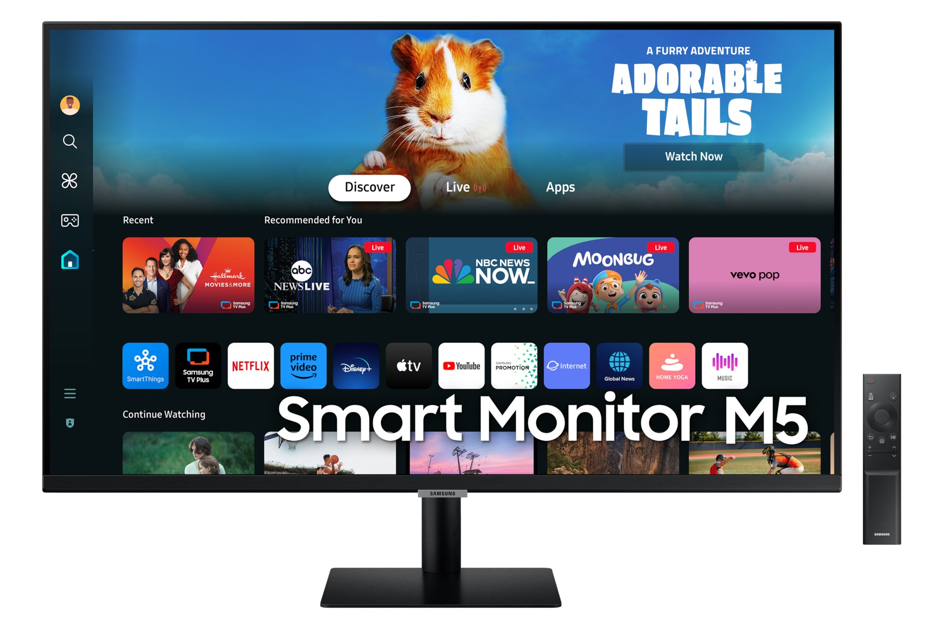 32" M50D FHD Smart Monitor with Speakers and Remote