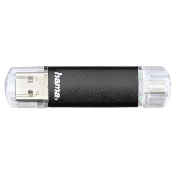 Hama Laeta Twin, 16GB USB flash drive USB Type-A / Micro-USB 3.2 Gen 1 (3.1 Gen 1) Black