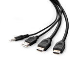 Belkin F1DN2CCBL-HH10t KVM cable Black 3 m