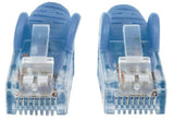 Intellinet Network Patch Cable, Cat6, 20m, Blue, CCA, U/UTP, PVC, RJ45, Gold Plated Contacts, Snagless, Booted, Lifetime Warranty