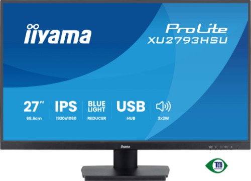 iiyama ProLite XU2793HSU-B7 computer monitor 68.6 cm (27") 1920 x 1080 pixels Full HD LED Black