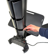 Ergotron Neo-Flex Mobile MediaCenter VHD Black Flat panel Multimedia cart