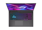 ASUS ROG Strix G17 STRIX-G17-G713PI-LL044W AMD Ryzen™ 9 7845HX Laptop 43.9 cm (17.3") Wide Quad HD 32 GB DDR5-SDRAM 1 TB SSD NVIDIA GeForce RTX 4070 Wi-Fi 6E (802.11ax) Windows 11 Home Grey