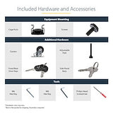 StarTech.com 4-Post 18U Server Rack Cabinet, Lockable 19" Data Rack Cabinet for Computer / AV / IT Equipment, Office / Home Network Rack with Casters & Adjustable Mounting Rails