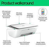 HP DeskJet 2820e Wireless All-in-One Color Printer, Copier, Scanner