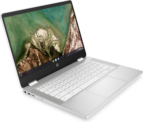 HP Chromebook 14a-na0009na Intel® Celeron® N4120 35.6 cm (14") Full HD 4 GB LPDDR4-SDRAM 64 GB eMMC Wi-Fi 5 (802.11ac) ChromeOS White