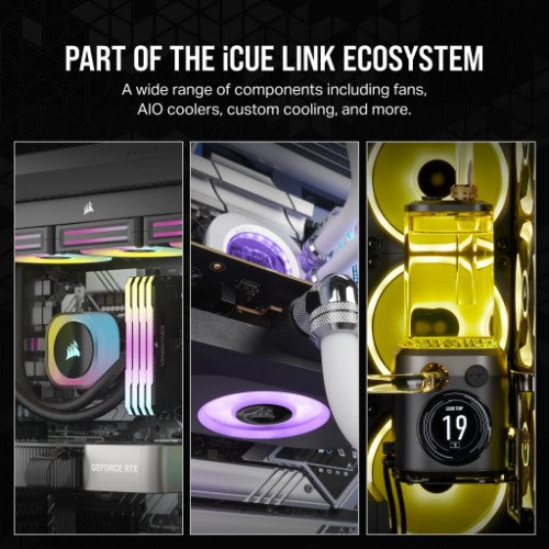 Corsair iCUE LINK RX120 RGB Computer case Fan 12 cm White 3 pc(s)