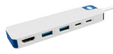 Targus HyperDrive Wired USB 3.2 Gen 1 (3.1 Gen 1) Type-C White