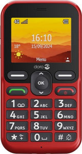 Doro Leva L10 6.1 cm (2.4") 118.9 g Red Senior phone