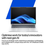 HP EliteBook 8 G1a Next Gen AI PC Wolf Pro Security Edition Copilot+ PC AMD Ryzen AI 7 350 Laptop 35.6 cm (14") WUXGA 24 GB DDR5-SDRAM 512 GB SSD Wi-Fi 6E (802.11ax) Windows 11 Pro Silver