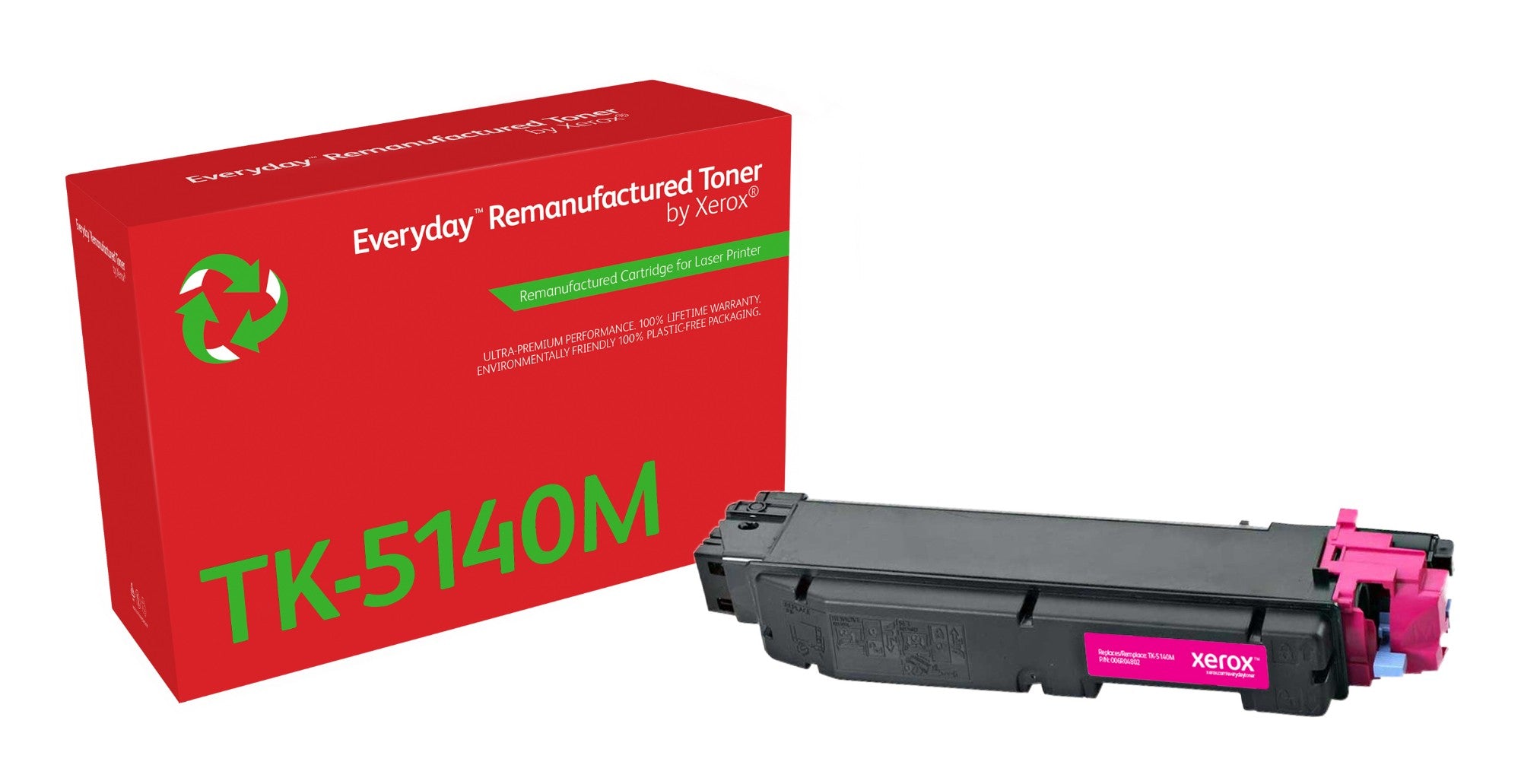 Everyday™ Magenta Remanufactured Toner by Xerox compatible with Kyocera TK-5140M