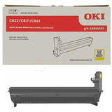 OKI 44844405 Drum kit yellow, 30K pages ISO/IEC 19752 for OKI C 822/841