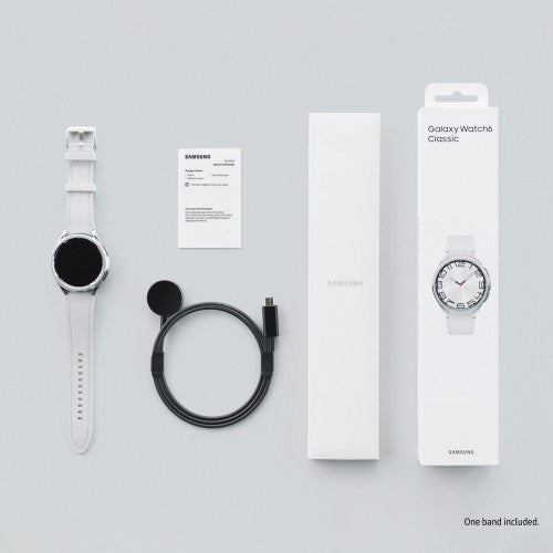 Samsung Galaxy Watch6 Classic SM-R960NZSAEUA smartwatch / sport watch 3.81 cm (1.5") OLED 47 mm Digital 480 x 480 pixels Touchscreen Black Wi-Fi GPS (satellite)