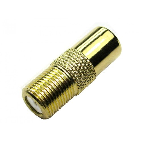 Cables Direct 3-FF-9M cable gender changer RF Coax TV Aerial F Type Gold