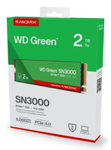 Western Digital Green WD ™ SN3000 NVMe™ SSD POWERED BY SANDISK 2 TB