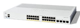 Cisco Catalyst 1200-24P-4X Smart Switch, 24 Port GE, PoE, 4x10GE SFP+, Limited Lifetime Protection (C1200-24P-4X)