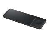Samsung Wireless Charger Trio Headset, Smartphone, Smartwatch Black USB Wireless charging Fast charging Indoor