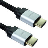 Cables Direct CDLHD8K-00SLV HDMI cable 0.5 m HDMI Type A (Standard) Black, Silver