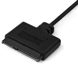 StarTech.com SATA to USB-C Cable, USB 10Gbps to 2.5in SATA I II III Hard Drive Adapter, External Converter for SSD or HDD Data Transfer
