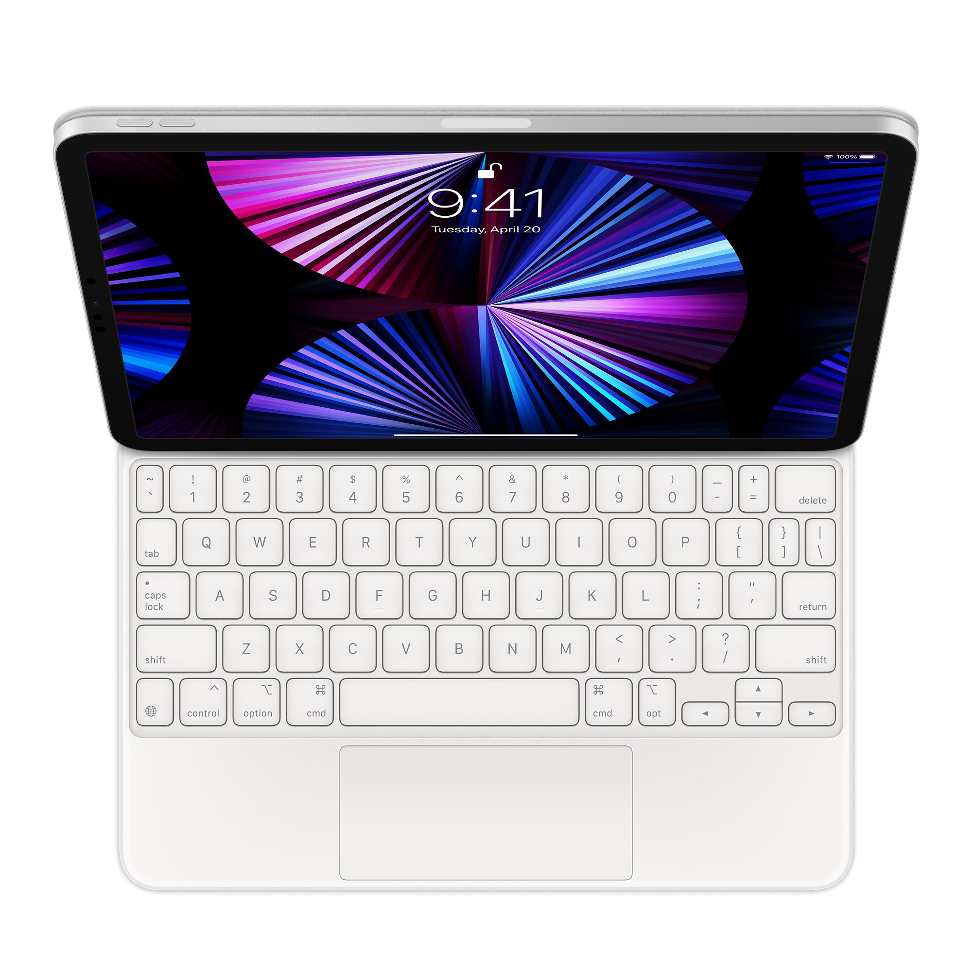 Apple MJQJ3LB/A mobile device keyboard White QWERTY US English  - Data Input Devices - Apple