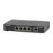 NETGEAR GS305EPP Managed L3 Gigabit Ethernet (10/100/1000) Power over Ethernet (PoE) Black