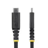 StarTech.com 2m (6ft) USB4 Cable, 20Gbps, USB-IF Certified USB-C Cable, 240W PD EPR, 4K 120Hz DP 1.4, TPE Jacket, Black USB-C Cord