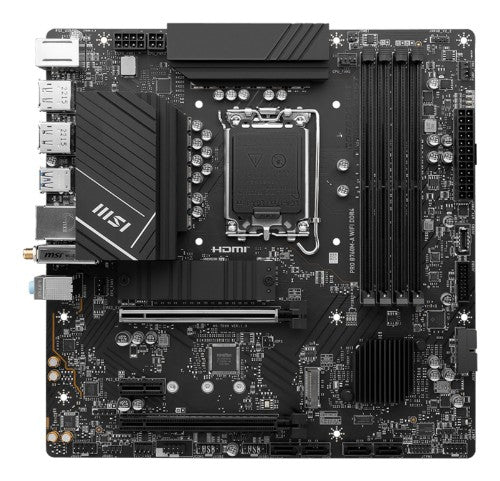MSI PRO B760M-A WIFI DDR4 motherboard Intel B760 LGA 1700 micro ATX