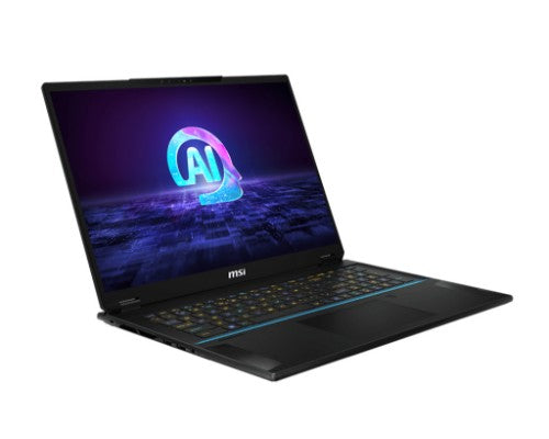 MSI Stealth 18 AI Studio A1VIG-001UK laptop Intel Core Ultra 9 185H 45.7 cm (18") UHD+ 64 GB DDR5-SDRAM 2 TB SSD NVIDIA GeForce RTX 4090 Wi-Fi 7 (802.11be) Windows 11 Pro Black