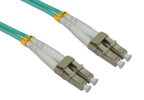 Cables Direct 15.0m LC-LC 50/125 MMD OM3 fibre optic cable 15 m Blue