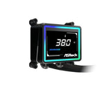 Asrock Challenger 360 Digital Processor Liquid cooling kit 12 cm Black