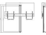 Multibrackets M Public Display Wall 180 Dual Black