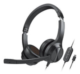 Creative Labs Chat USB Headset Wired Head-band Office/Call center USB Type-C Black