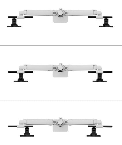 Neomounts DS65S-950WH2 Monitor arm 24-34" - gas spring - Topfix - multi-adjustable - 180°-stop