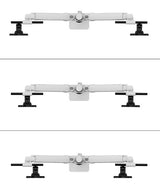 Neomounts DS65S-950WH2 Monitor arm 24-34" - gas spring - Topfix - multi-adjustable - 180°-stop