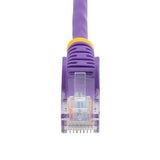 StarTech.com Cat5e Ethernet Patch Cable with Snagless RJ45 Connectors - 7 m, Purple