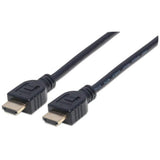 Manhattan HDMI 4K@60Hz Cable with Ethernet - CL3 rated, 3m, Suitable for In-Wall use, For ALL 4K & 1080p/HD uses - when upgrading now or have it ready for when you need it, Male to Male, Black, Ultra HD 4k x 2k, Lifetime Warranty, Premium High Speed