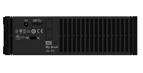 Western Digital 2TB My Book AV-TV external hard drive Black