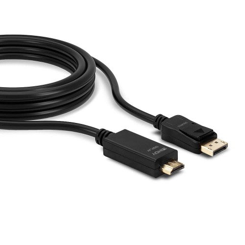 Lindy 0.5m DisplayPort to HDMI 10.2G Cable