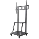 Manhattan Trolley Mount Stand for TV & Monitors, For screens 37" to 100", VESA compatability: all between 200x200 to 800x600mm - check the dimensions of the four mounting holes on back of screen to ensure it fits, Max 150kg, Black, LFD, Stand, Bracket