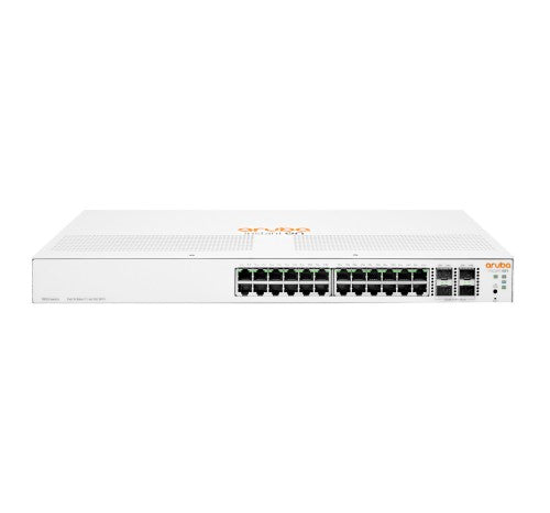 HPE Aruba Networking Instant On Switch 24p Gigabit 4p SFP+ 1930 Managed L2+ Gigabit Ethernet (10/100/1000) 1U White