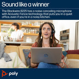 HP Poly Blackwire 8225 Stereo USB-C Headset +USB-C/A Adapter