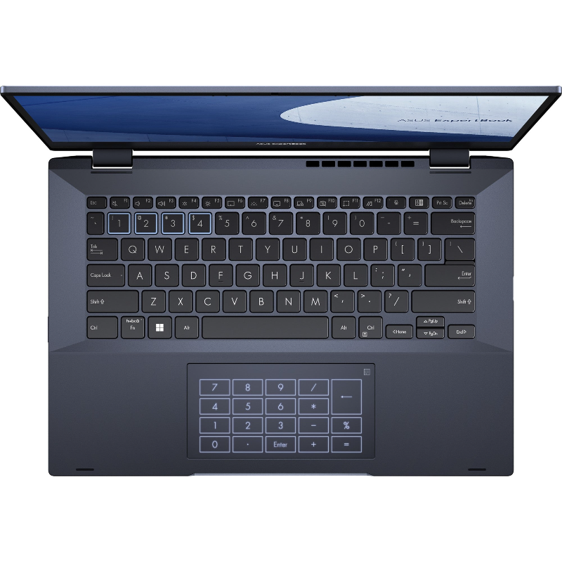 ASUS ExpertBook B5402FVA-KAi715X Hybrid (2-in-1) 35.6 cm (14") Touchscreen Full HD Intel® Core™ i7 i7-1360P 16 GB DDR5-SDRAM 512 GB SSD Wi-Fi 6E (802.11ax) Windows 11 Pro Black