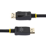 StarTech.com 2m (6.6ft) VESA Certified DisplayPort Cable - 10 Pack - DisplayPort 1.2 Cord with Latches, 4K 60Hz UHD, DP to DP Cable for Monitor, Latching DP Connectors