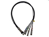 HPE Q9S72A InfiniBand/fibre optic cable 1 m QSFP28 4x SFP28 DAC Black