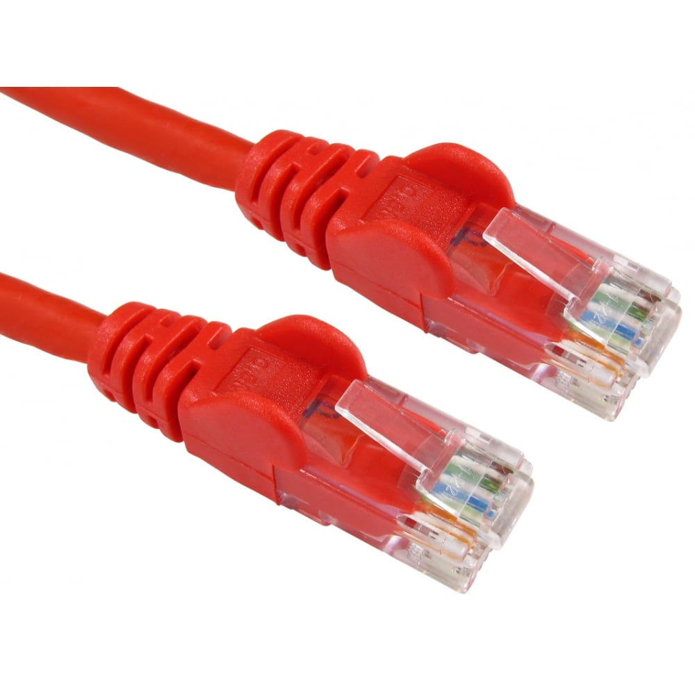 Cables Direct 1.5m Economy Gigabit Networking Cable - Red  - Computer Cables - Cables Direct