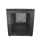 StarTech.com 4-Post 12U Server Rack Cabinet, Lockable 19" Data Rack Cabinet for Computer / AV / IT Equipment, Office / Home Network Rack with Casters & Adjustable Mounting Rails