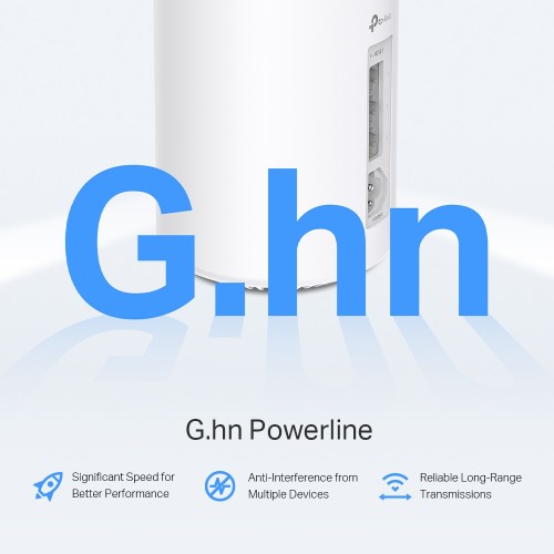 TP-Link AX3000 + G1500 Whole Home Powerline Mesh Wi-Fi 6 System