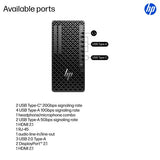 HP Z1 Tower G1i Intel Core Ultra 7 265 32 GB DDR5-SDRAM 1 TB SSD NVIDIA RTX A400 Windows 11 Pro Workstation AI Workstation, AI PC Black