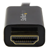 StarTech.com 6ft (2m) DisplayPort to HDMI Cable - 4K 30Hz - DisplayPort to HDMI Adapter Cable - DP 1.2 to HDMI Monitor Cable Converter - Latching DP Connector - Passive DP to HDMI Cord